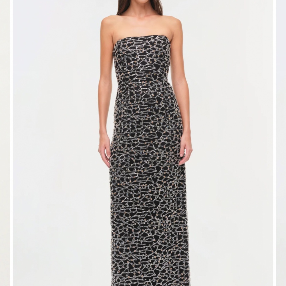 Simkhai Reign Strapless Bustier Gown